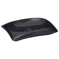 vidaXL Lavabo mármol negro 50x35x10 cm