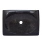 vidaXL Lavabo mármol negro 50x35x10 cm vidaXL Lavabo mármol negro 50x35x10 cm