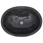 vidaXL Lavabo mármol negro 53x40x15 cm vidaXL Lavabo mármol negro 53x40x15 cm