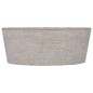 vidaXL Lavabo gris mármol Ø40x15 cm vidaXL Lavabo gris mármol Ø40x15 cm