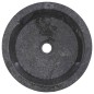 vidaXL Lavabo gris mármol Ø40x15 cm vidaXL Lavabo gris mármol Ø40x15 cm