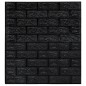 vidaXL Papel pintado autoadhesivo ladrillos 3D 10 unidades negro vidaXL Papel pintado autoadhesivo ladrillos 3D 10 unidades negro