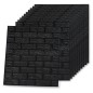 vidaXL Papel pintado autoadhesivo ladrillos 3D 10 unidades negro vidaXL Papel pintado autoadhesivo ladrillos 3D 10 unidades negro