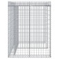 vidaXL Muro de gaviones para contenedor de basura hierro 192x91x120 cm vidaXL Muro de gaviones para contenedor de basura hierro 192x91x120 cm