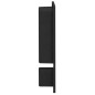 vidaXL Hornacina de ducha con 2 compartimentos negro mate 41x51x10 cm vidaXL Hornacina de ducha con 2 compartimentos negro mate 41x51x10 cm