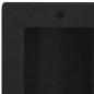 vidaXL Hornacina de ducha con 2 compartimentos negro mate 41x51x10 cm vidaXL Hornacina de ducha con 2 compartimentos negro mate 41x51x10 cm