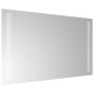 vidaXL Espejo de baño con LED 60x30 cm vidaXL Espejo de baño con LED 60x30 cm