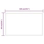 vidaXL Espejo de baño con LED 100x60 cm vidaXL Espejo de baño con LED 100x60 cm