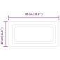 vidaXL Espejo de baño con LED 60x30 cm vidaXL Espejo de baño con LED 60x30 cm