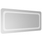 vidaXL Espejo de baño con LED 90x40 cm vidaXL Espejo de baño con LED 90x40 cm