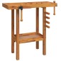 vidaXL Banco trabajo con tornillos de banco madera acacia 92x48x83cm vidaXL Banco trabajo con tornillos de banco madera acacia 92x48x83cm