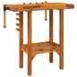 vidaXL Banco trabajo con tornillos de banco madera acacia 92x48x83cm vidaXL Banco trabajo con tornillos de banco madera acacia 92x48x83cm