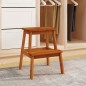 vidaXL Taburete 2 peldaños madera maciza de acacia 40x38x50 cm vidaXL Taburete 2 peldaños madera maciza de acacia 40x38x50 cm