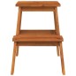 vidaXL Taburete 2 peldaños madera maciza de acacia 40x38x50 cm vidaXL Taburete 2 peldaños madera maciza de acacia 40x38x50 cm