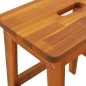 vidaXL Taburete 2 peldaños madera maciza de acacia 40x38x50 cm vidaXL Taburete 2 peldaños madera maciza de acacia 40x38x50 cm