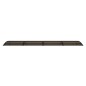 vidaXL Marquesina de puerta policarbonato negro 350x80 cm