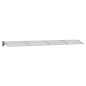 vidaXL Marquesina puerta policarbonato gris y transparente 400x80 cm vidaXL Marquesina puerta policarbonato gris y transparente 400x80 cm