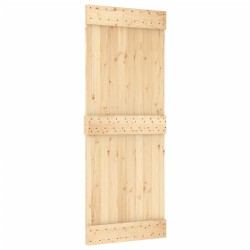 vidaXL Puerta NARVIK madera maciza pino 80x210 cm