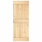 vidaXL Puerta NARVIK madera maciza pino 80x210 cm