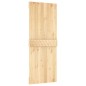 vidaXL Puerta NARVIK madera maciza pino 80x210 cm