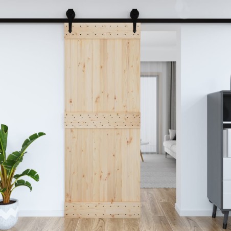 vidaXL Puerta NARVIK madera maciza pino 90x210 cm