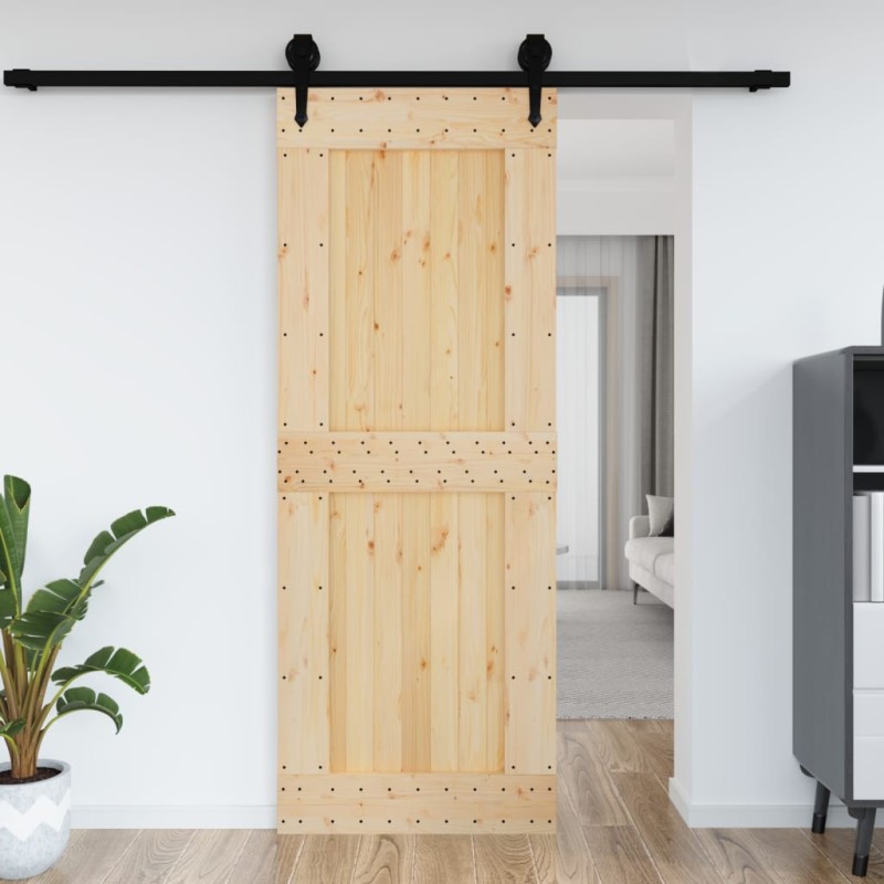 vidaXL Puerta NARVIK madera maciza pino 85x210 cm vidaXL Puerta NARVIK madera maciza pino 85x210 cm
