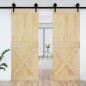 vidaXL Puerta NARVIK madera maciza pino 85x210 cm vidaXL Puerta NARVIK madera maciza pino 85x210 cm