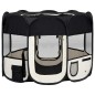 vidaXL Parque de perros plegable bolsa de transporte negro 90x90x58 cm vidaXL Parque de perros plegable bolsa de transporte negro 90x90x58 cm