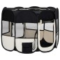 vidaXL Parque de perros plegable bolsa de transporte negro 90x90x58 cm vidaXL Parque de perros plegable bolsa de transporte negro 90x90x58 cm