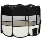 vidaXL Parque de perros plegable bolsa de transporte negro 90x90x58 cm vidaXL Parque de perros plegable bolsa de transporte negro 90x90x58 cm