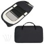 vidaXL Parque de perros plegable bolsa de transporte negro 90x90x58 cm vidaXL Parque de perros plegable bolsa de transporte negro 90x90x58 cm