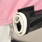 vidaXL Parque de perros plegable y bolsa transporte rosa 125x125x61cm vidaXL Parque de perros plegable y bolsa transporte rosa 125x125x61cm