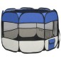 vidaXL Parque de perros plegable y bolsa de transporte azul 90x90x58cm vidaXL Parque de perros plegable y bolsa de transporte azul 90x90x58cm