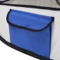 vidaXL Parque de perros plegable y bolsa de transporte azul 90x90x58cm vidaXL Parque de perros plegable y bolsa de transporte azul 90x90x58cm