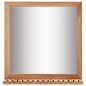 vidaXL Espejo de cuarto de baño madera maciza de nogal 60x12x62 cm vidaXL Espejo de cuarto de baño madera maciza de nogal 60x12x62 cm