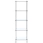 vidaXL Estantería 3 niveles cristal templado transparente 40x40x67 cm vidaXL Estantería 3 niveles cristal templado transparente 40x40x67 cm