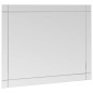 vidaXL Espejo de pared vidrio 80x60 cm vidaXL Espejo de pared vidrio 80x60 cm