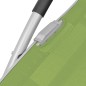vidaXL Tumbona con cojín aluminio y textilene verde vidaXL Tumbona con cojín aluminio y textilene verde