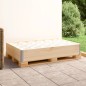 vidaXL Collar de caja de pallet madera maciza de pino 80x120 cm vidaXL Collar de caja de pallet madera maciza de pino 80x120 cm