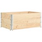 vidaXL Collares de caja de palé 3 uds madera maciza de pino 100x150 cm vidaXL Collares de caja de palé 3 uds madera maciza de pino 100x150 cm