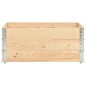 vidaXL Collares de caja de palé 3 uds madera maciza de pino 100x150 cm vidaXL Collares de caja de palé 3 uds madera maciza de pino 100x150 cm