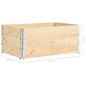 vidaXL Collares de caja de palé 3 uds madera maciza de pino 100x150 cm vidaXL Collares de caja de palé 3 uds madera maciza de pino 100x150 cm