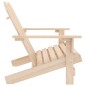 vidaXL Otomana Adirondack de jardín 2 plazas madera de abeto