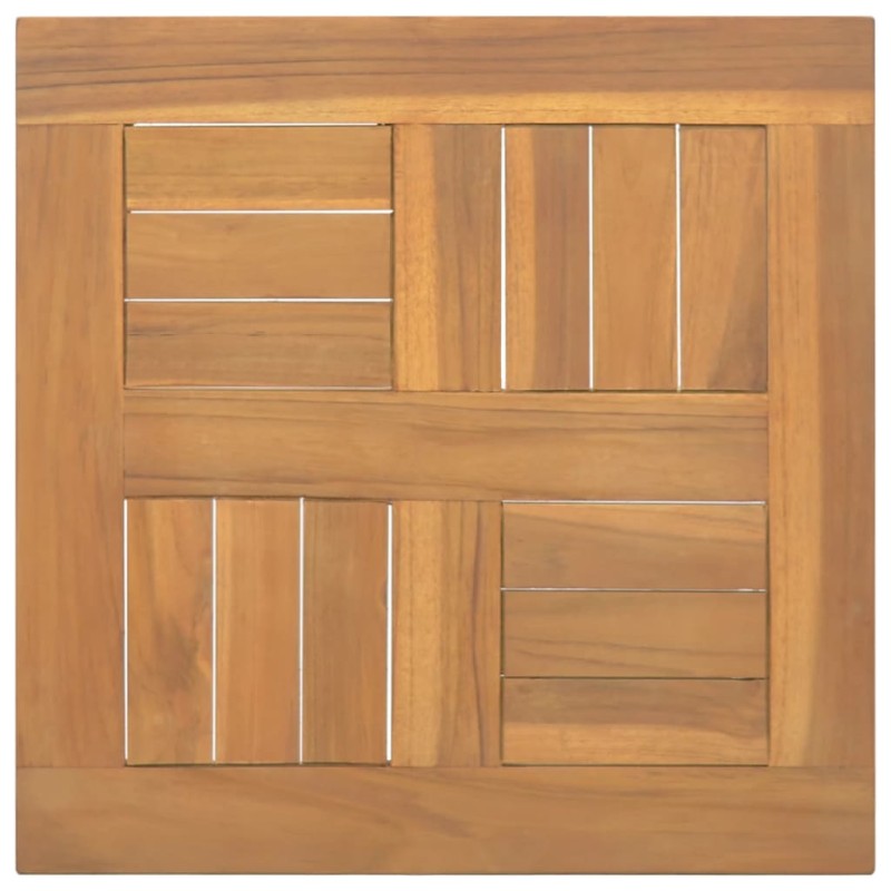 vidaXL Tablero de mesa cuadrado madera maciza de teca 40x40x2,5 cm vidaXL Tablero de mesa cuadrado madera maciza de teca 40x40x2,5 cm