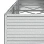 vidaXL Arriate de acero galvanizado plateado 320x80x45 cm vidaXL Arriate de acero galvanizado plateado 320x80x45 cm