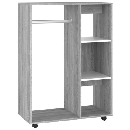 vidaXL Armario madera contrachapada gris Sonoma 80x40x110 cm