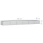vidaXL Arriate de acero galvanizado plateado 480x80x45 cm vidaXL Arriate de acero galvanizado plateado 480x80x45 cm