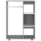 vidaXL Armario madera contrachapada gris Sonoma 80x40x110 cm vidaXL Armario madera contrachapada gris Sonoma 80x40x110 cm