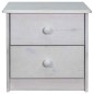 vidaXL Mesita de noche de madera maciza de pino 43x34x40 cm vidaXL Mesita de noche de madera maciza de pino 43x34x40 cm