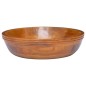 vidaXL Lavabo de madera maciza de teca Φ40x10 cm vidaXL Lavabo de madera maciza de teca Φ40x10 cm